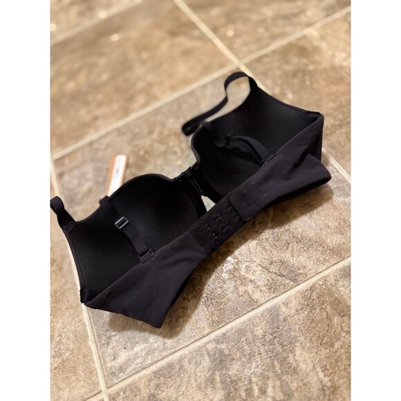 Skims Fits Everybody Pushup Demi Bra 30D Onyx - Picture 5 of 7